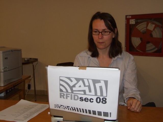 DSCF4986.jpg - Sandra Dominikus at the registration