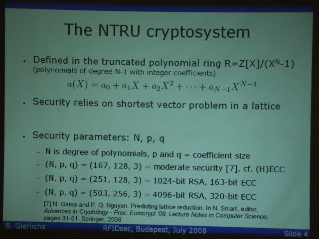 DSCF5240.jpg - Benedikt Gierlichs: "Power analysis on NTRU Implementations for RFIDs: First results"